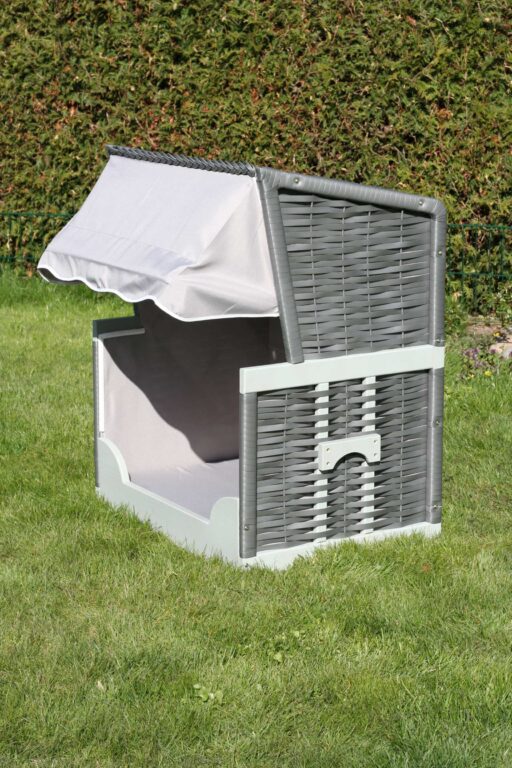 Hundestrandkorb Abuki Tierbett Windschutz