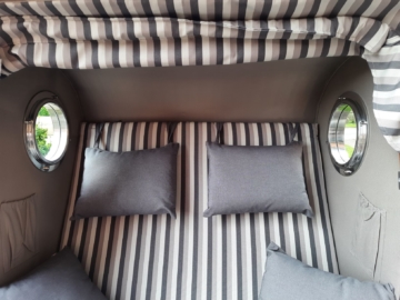 Strandkorb Düne Bullaugen