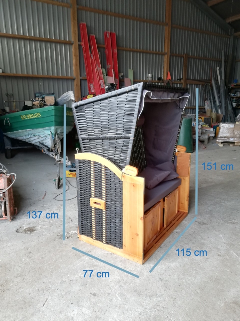 Strandkorb Ostsee Maße Liegekorb Balkon