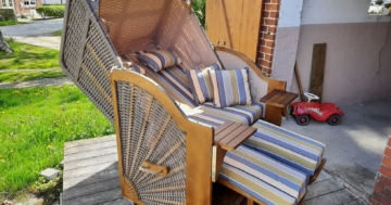 Strandkorb kaufen Schleswig Liegestrandkorb