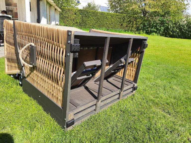 Strandkorb mit Unterbodenschutz