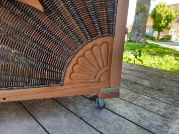 Strandkorb Düne Teakholz wetterfest