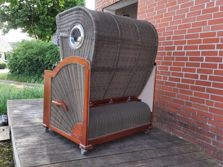 Strandkorb Test Baltikum Seitenansicht edited by Strandkorbtester.de